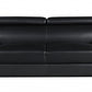 114" Captivating Black Leather Sofa Set By Homeroots | Sofa Set | Modishstore - 5