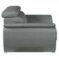 86" Captivating Grey Leather Sofa By Homeroots | Sofa Set | Modishstore - 2