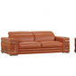 114" Sturdy Camel Leather Sofa Set By Homeroots | Sofa Set | Modishstore
