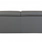 89" Sturdy Dark Gray Leather Sofa By Homeroots | Sofas | Modishstore - 4