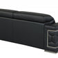 89" Sturdy Black Leather Sofa By Homeroots | Sofas | Modishstore - 3