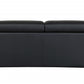 89" Sturdy Black Leather Sofa By Homeroots | Sofas | Modishstore - 4