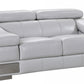 31to 39" Lovely Light Grey Loveseat By Homeroots | Loveseats | Modishstore