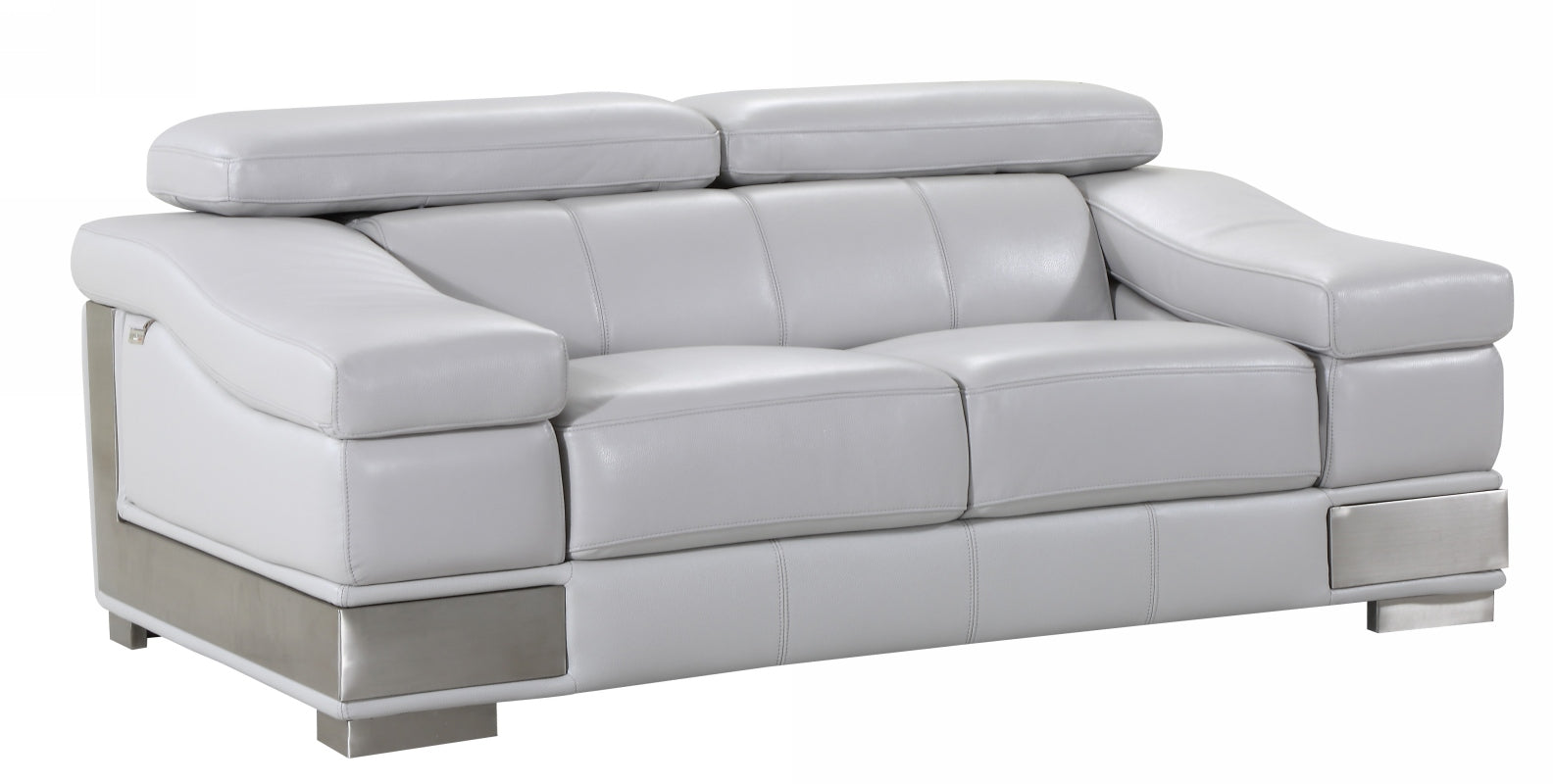 31to 39" Lovely Light Grey Loveseat By Homeroots | Loveseats | Modishstore