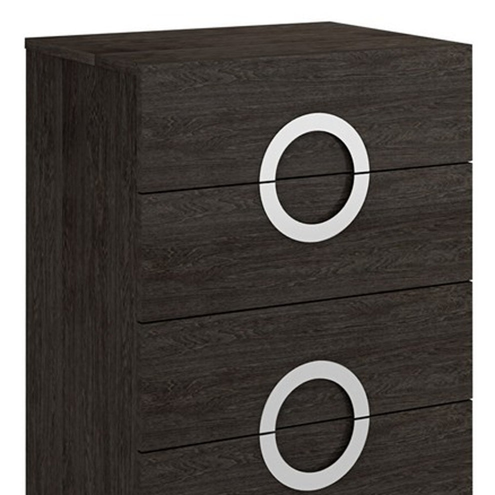48" Refined Grey High Gloss Chest By Homeroots | Drawers | Modishstore - 2