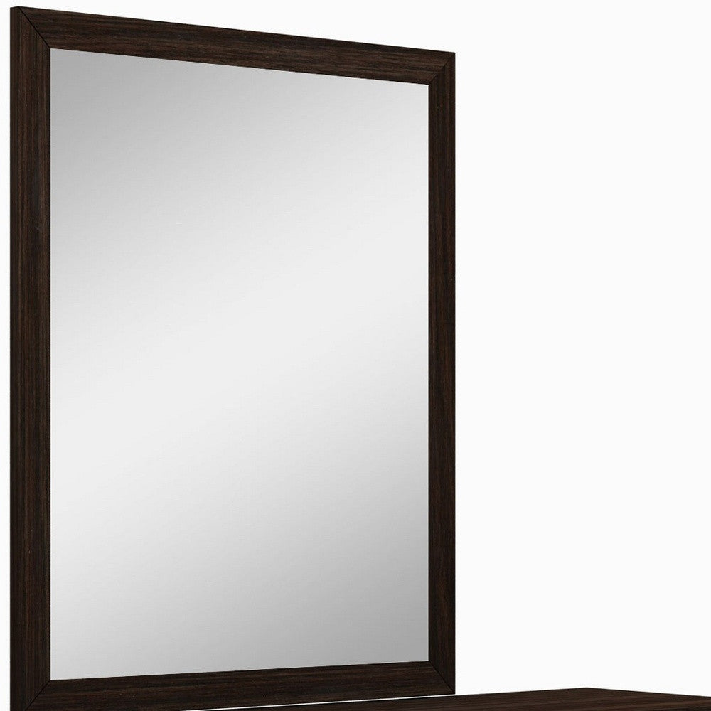 43" Refined Grey High Gloss Mirror By Homeroots | Mirrors | Modishstore - 8