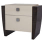 22" Refined Beige High Gloss Nightstand By Homeroots | Nightstands | Modishstore - 2