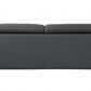 31" Tasteful Dark Grey Leather Sofa By Homeroots | Sofas | Modishstore - 4
