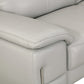 31" Tasteful Light Grey Leather Sofa By Homeroots | Sofas | Modishstore - 6
