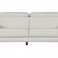31" Fashionable White Leather Sofa By Homeroots | Sofas | Modishstore