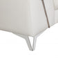 31" Fashionable White Leather Sofa By Homeroots | Sofas | Modishstore - 6