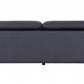 31" Fashionable Navy Leather Sofa By Homeroots | Sofas | Modishstore - 2
