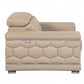114" Modern Beige Leather Sofa Set By Homeroots | Sofa Set | Modishstore - 6