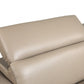 29" to 38" Modern Beige Leather Sofa By Homeroots | Sofas | Modishstore - 6