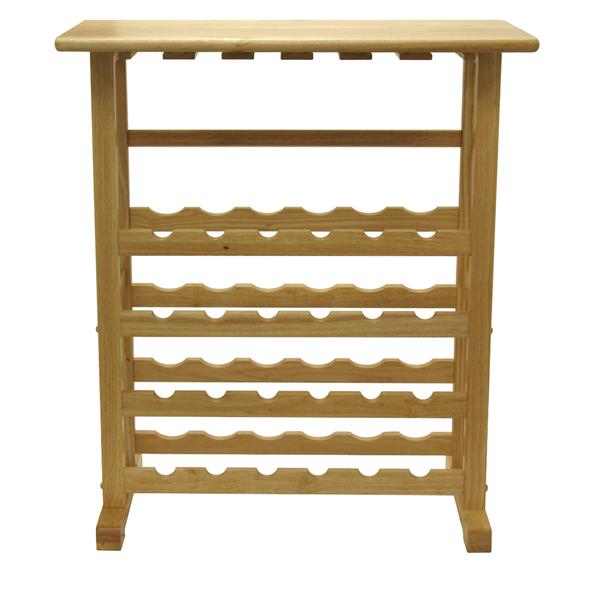 24-Bottle Wine Rack Natural By Winsome Wood