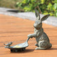 Rabbit and Leaf Bird Feeder By SPI Home | Animals & Pets | Modishstore-2