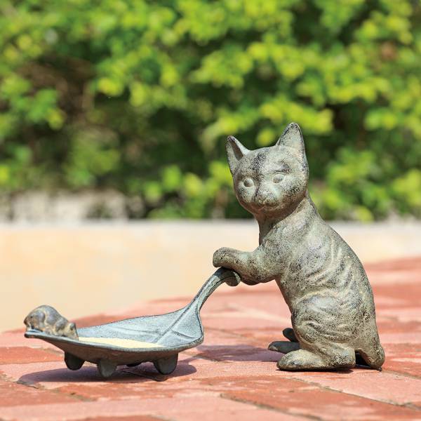 Cat and Leaf Bird Feeder By SPI Home | Animals & Pets | Modishstore-2