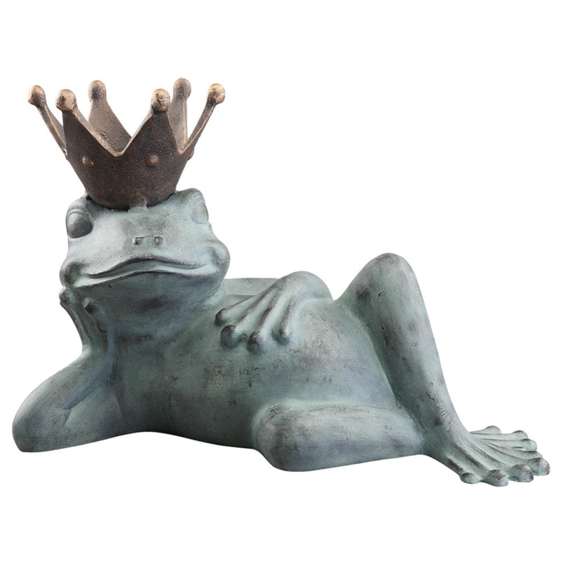 Lazy Frog Prince Bird Feeder ( By SPI Home | Garden Sculptures & Statues | Modishstore