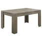 Dark Taupe Particle Board Hollow Core And Mdf Dining Table By Homeroots | Dining Tables | Modishstore