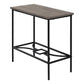 Dark Taupe Black Mdf Metal Accent Table By Homeroots | Accent Tables | Modishstore