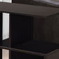 Espresso Accent Table With Open Shelves By Homeroots | Accent Tables | Modishstore - 2