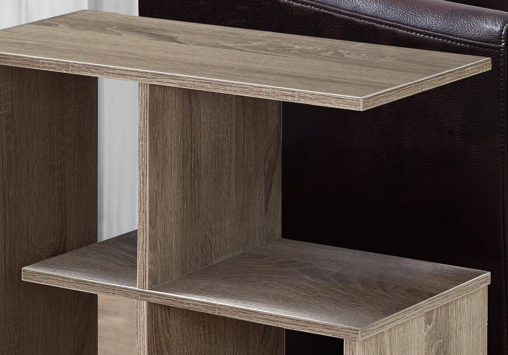 Dark Taupe Particle Board Laminate Kitchen Cart By Homeroots | Bar Carts | Modishstore - 3