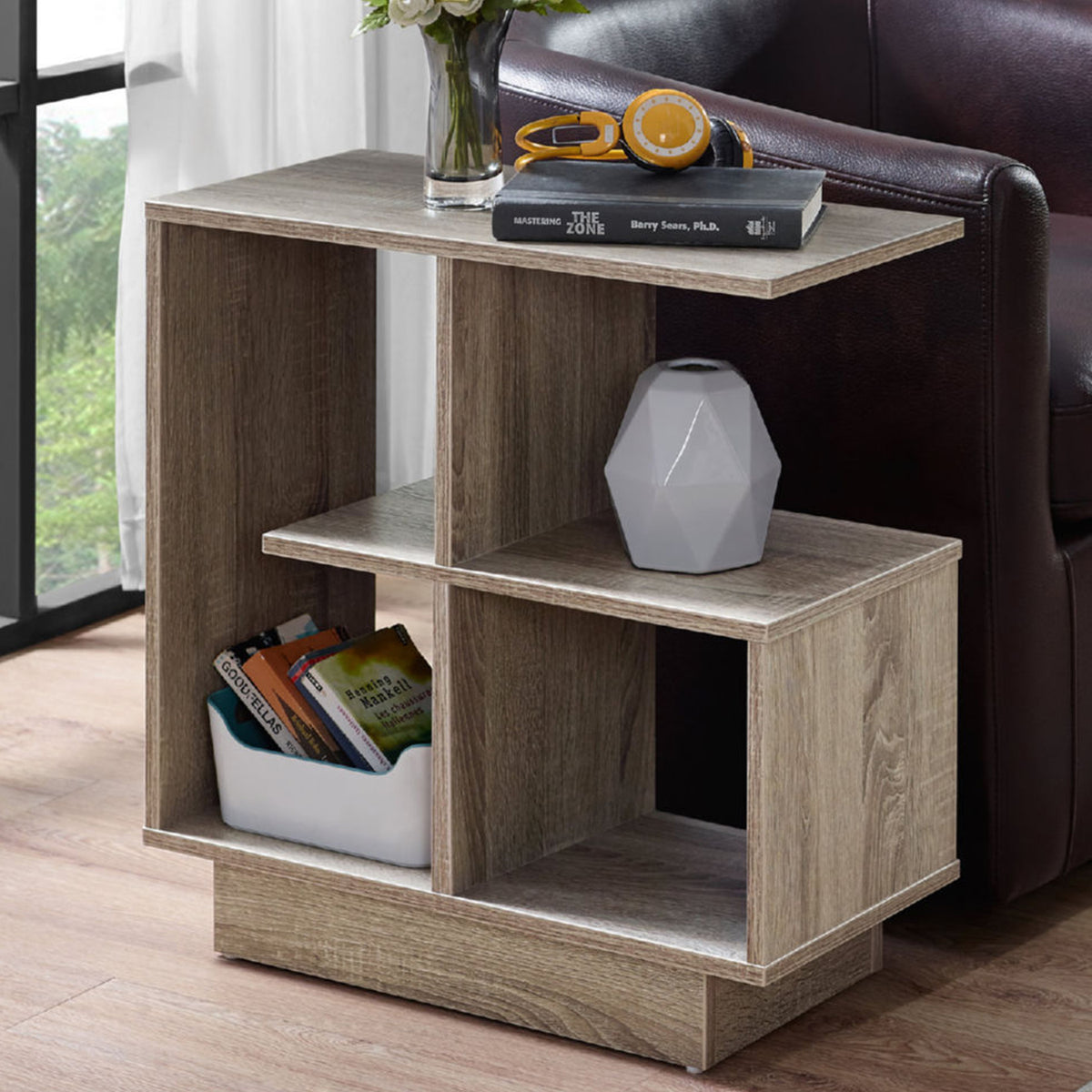 Dark Taupe Particle Board Laminate Kitchen Cart By Homeroots | Bar Carts | Modishstore