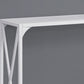 White Finish and White Metal Accent Table By Homeroots | Accent Tables | Modishstore - 2