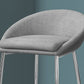 Grey Foam Metal Polyester Barstool Set Of 2 By Homeroots | Bar Stools | Modishstore