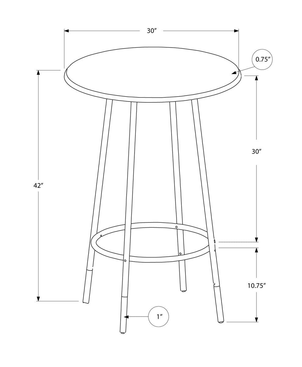 Cappuccino Espresso Mdf Metal Home Bar By Homeroots | Console Tables | Modishstore - 3