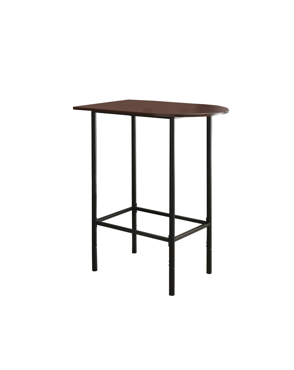 24" Brown And Black Free Form Manufactured Wood Bar Table By Homeroots | Bar Tables | Modishstore - 2