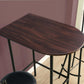 24" Brown And Black Free Form Manufactured Wood Bar Table By Homeroots
