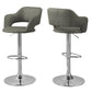 Black Foam Metal Leather Look Barstool By Homeroots - 332763 | Bar Stools | Modishstore - 14