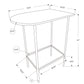 24" White Free Form Manufactured Wood Bar Table By Homeroots