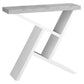 White Grey Finish Hollow Core Accent Table By Homeroots | Console Tables | Modishstore