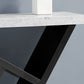 36" Gray And Black Abstract Console Table With Storage By Homeroots | Console Tables | Modishstore - 3