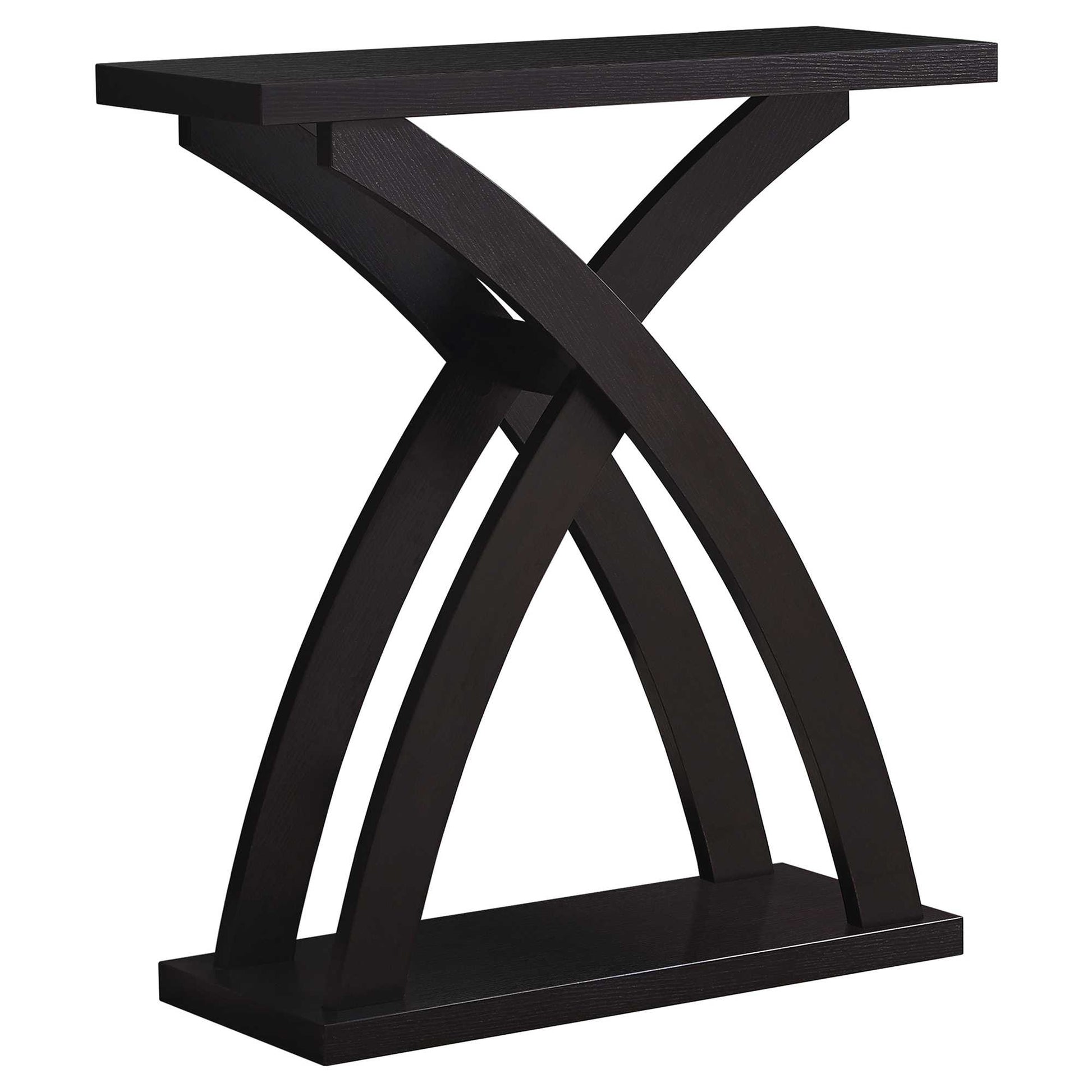 Cappuccino Finish Hollow Core Accent Table By Homeroots - 332792 | Console Tables | Modishstore