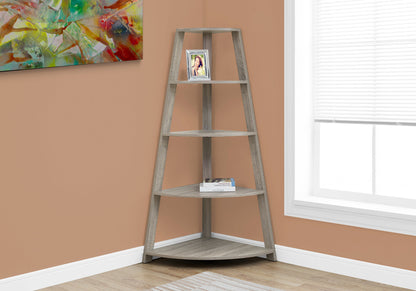 Noir Black Bookcase Corner Accent Shelf By Homeroots | Bookcases | Modishstore - 6