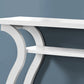 White Hollow Core Particle Board Accent Table By Homeroots | Console Tables | Modishstore - 2