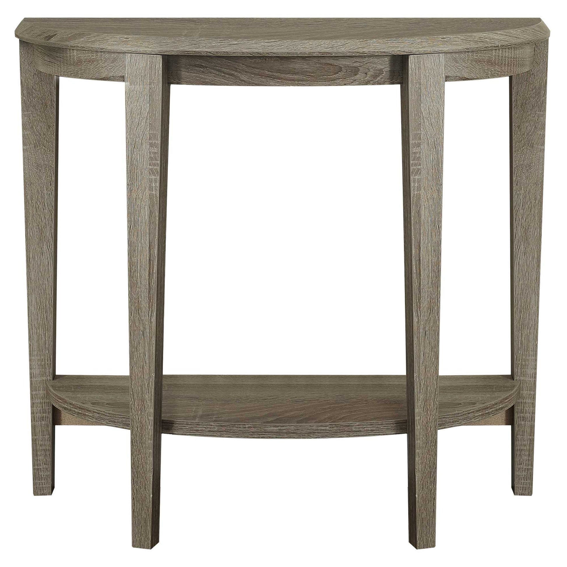 33" Deep Taupe End Table With Shelf By Homeroots | End Tables | Modishstore - 2