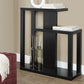 32" Espresso Free form Floor Shelf Console Table With Storage By Homeroots