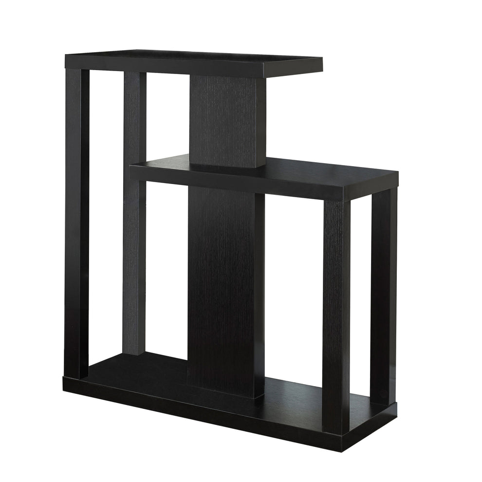32" Espresso Free form Floor Shelf Console Table With Storage By Homeroots | Console Tables | Modishstore - 2