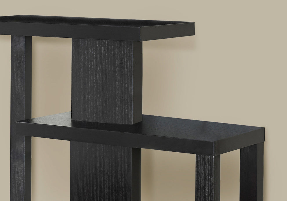 32" Espresso Free form Floor Shelf Console Table With Storage By Homeroots | Console Tables | Modishstore - 3