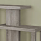 32" Taupe Free form Floor Shelf Console Table With Storage By Homeroots