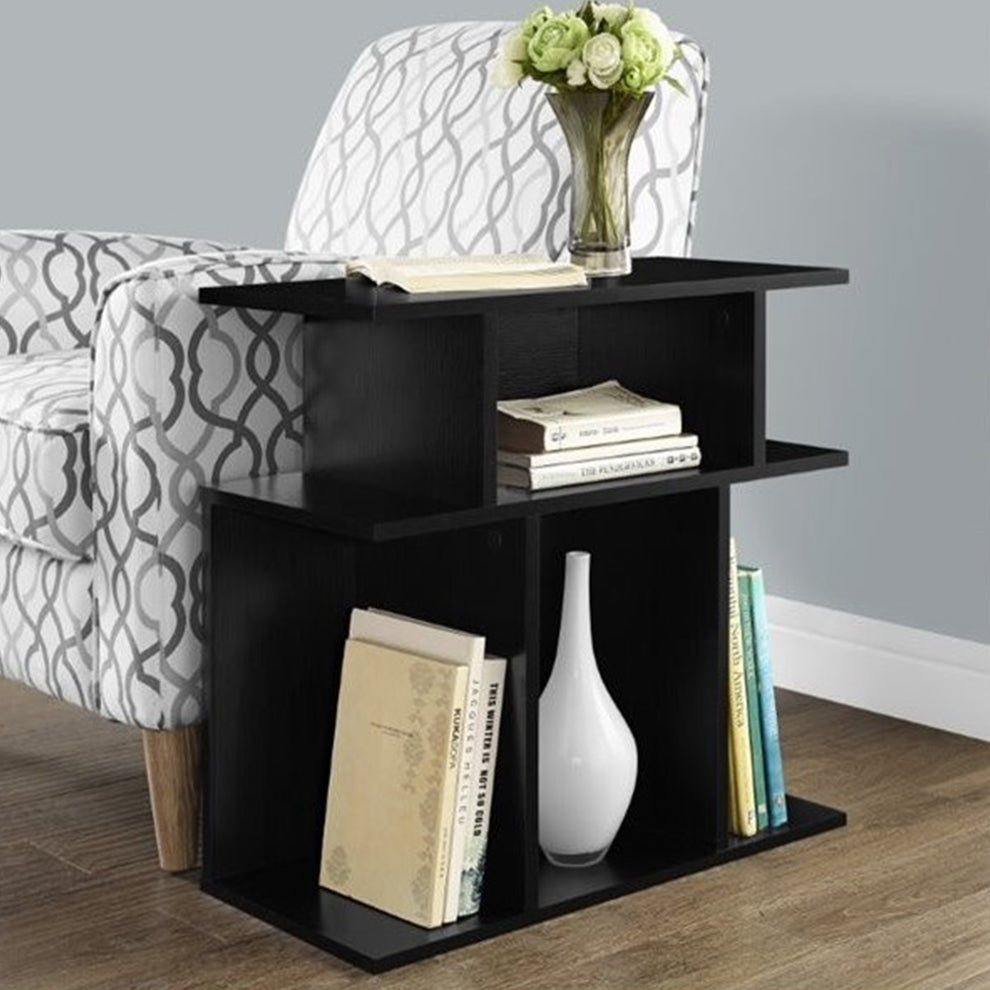 Black Particle Board Laminate Accent Table By Homeroots | Accent Tables | Modishstore - 5