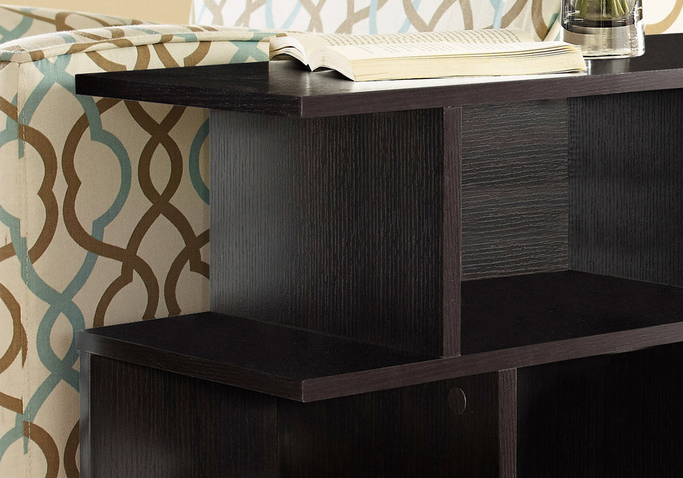 24" Brown End Table With 6 By Homeroots | End Tables | Modishstore - 2