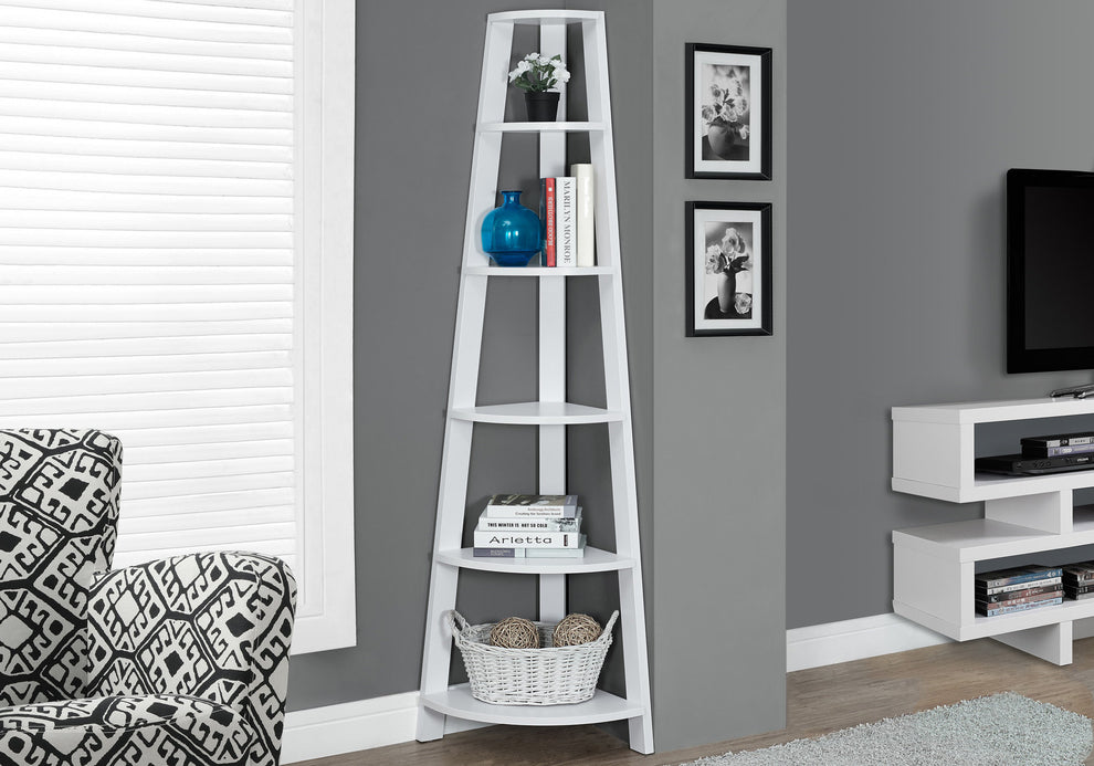 Cappuccino Bookshelf By Homeroots | Bookcases | Modishstore - 7