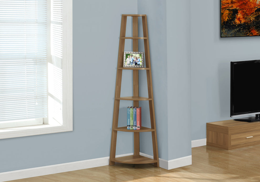 Cappuccino Bookshelf By Homeroots | Bookcases | Modishstore - 18
