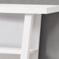 White Finish Hollow Core Accent Table By Homeroots - 332875 | Console Tables | Modishstore - 2