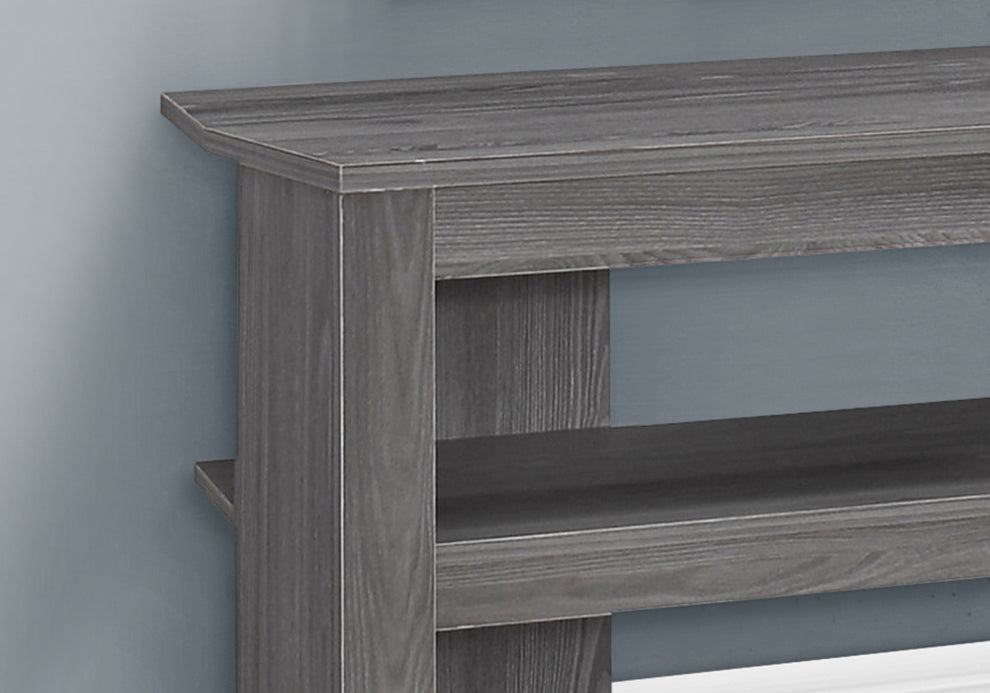 15.5" X 42" X 19.75" Grey Particle Board Laminate TV Stand By Homeroots | TV Stands | Modishstore - 3